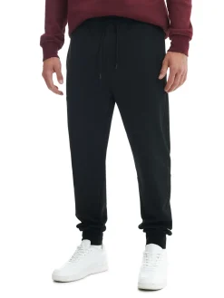 Czarne dresowe joggery regular