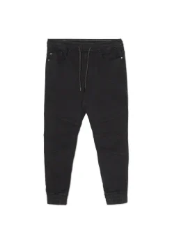 Czarne jeansowe joggery