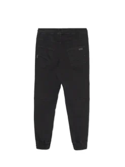 Czarne jeansowe joggery