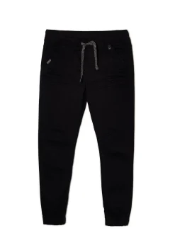 Czarne jeansowe joggery