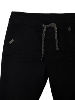 Czarne jeansowe joggery