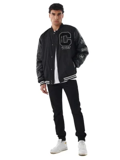 Czarne jeansowe joggery