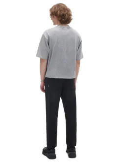 Czarne jeansowe joggery