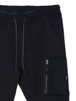 Czarne jeansowe joggery