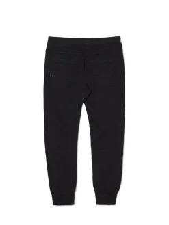 Czarne jeansowe joggery chino