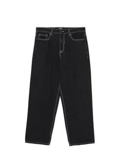 Czarne jeansy baggy