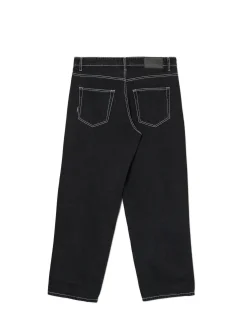Czarne jeansy baggy