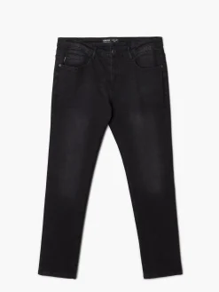 Czarne jeansy męskie slim