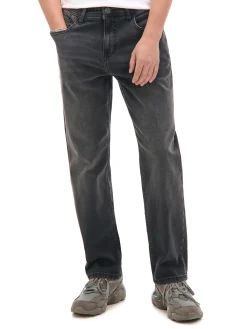 Czarne jeansy regular