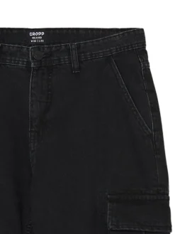 Czarne jeansy relaxed