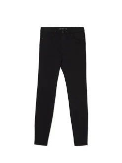 Czarne jeansy skinny push up