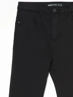 Czarne jeansy skinny push up