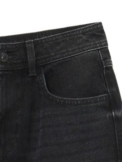 Czarne jeansy straight PETITE