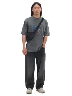 Czarne jeansy super baggy