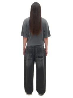 Czarne jeansy super baggy