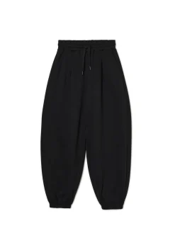 Czarne joggery z wysokim stanem