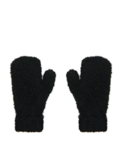 Czarne rękawiczki z domieszką wełny