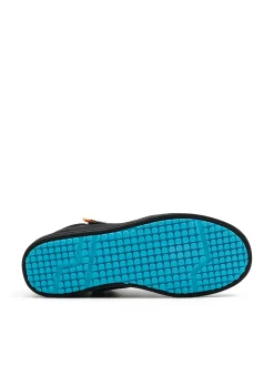 Czarne sneakersy za kostkę