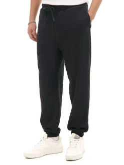 Czarne spodnie dresowe joggery basic