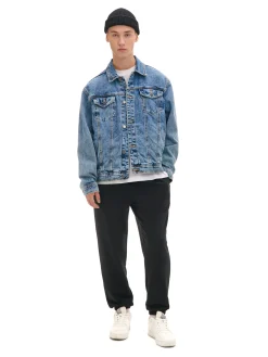 Czarne spodnie dresowe joggery basic