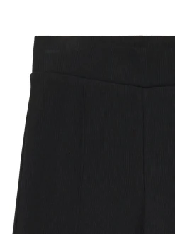 Czarne spodnie flare