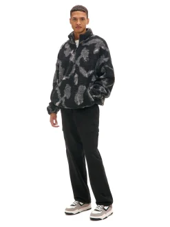 Czarne spodnie jogger loose