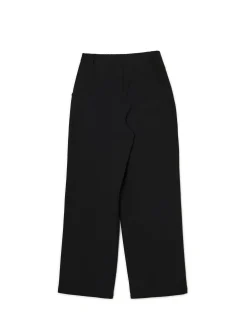 Czarne spodnie w paski