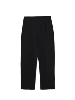 Czarne spodnie z dżerseju