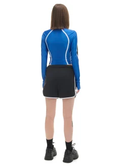 Czarne szorty dresowe