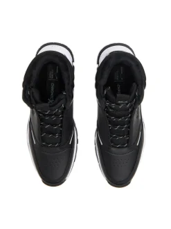 Czarne wysokie sneakersy na zimę