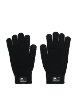 Czarne zimowe rękawiczki