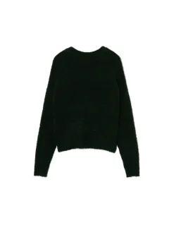 Czarny gładki sweter