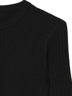 Czarny kardigan z guzikami