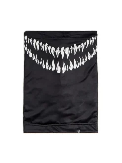 Czarny komin z nadrukiem szczęki