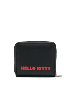 Czarny portfel Hello Kitty
