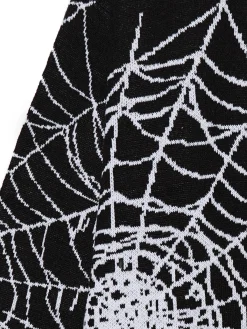 Czarny sweter z pająkiem