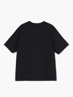 Czarny T-shirt z nadrukiem lisa