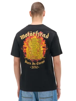 Czarny T-shirt z nadrukiem Motörhead UNISEX