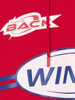 Czerwona bluza z motywem racingowym UNISEX