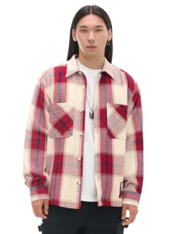 Czerwona koszula w kratę