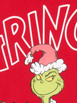 Czerwona świąteczna koszulka z Grinchem