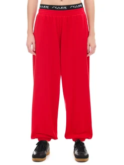 Czerwone dresowe joggery