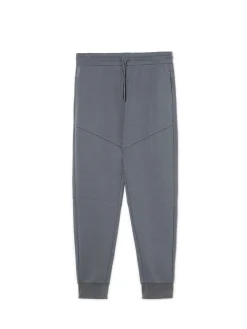 Dresowe joggery z kieszeniami na zamek