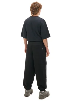 Dresowe joggery z kieszeniami na napy