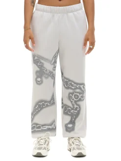 Dresowe joggery z motywem łańcucha