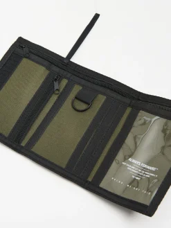 Duży oliwkowy portfel