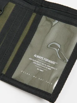 Duży oliwkowy portfel