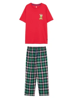 Dwuczęściowa świąteczna piżama Grinch