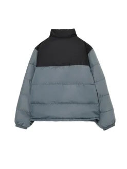 Dwukolorowa kurtka puffer