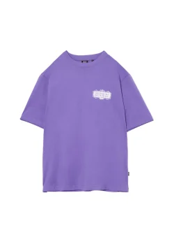 Fioletowa koszulka z nadrukiem Beetlejuice